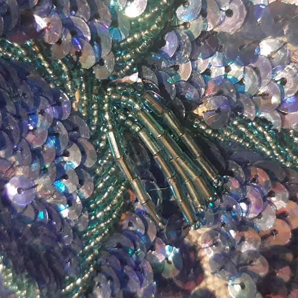 Vintage sequined top size 8 - Picture 7 of 11